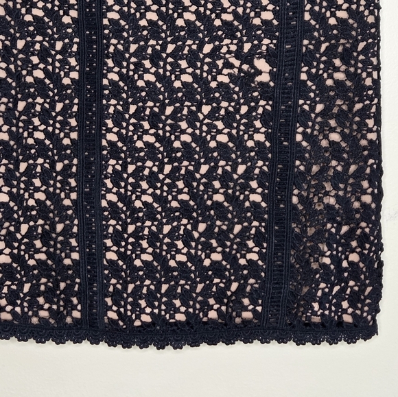 Kendall & Kylie | Black Lace Mini Skirt Nude Lining Size XS - Picture 2 of 5